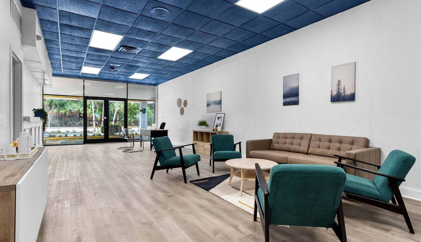 Resident lounge at Breakwater Studios